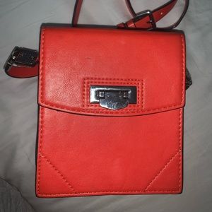 Orange Zara purse